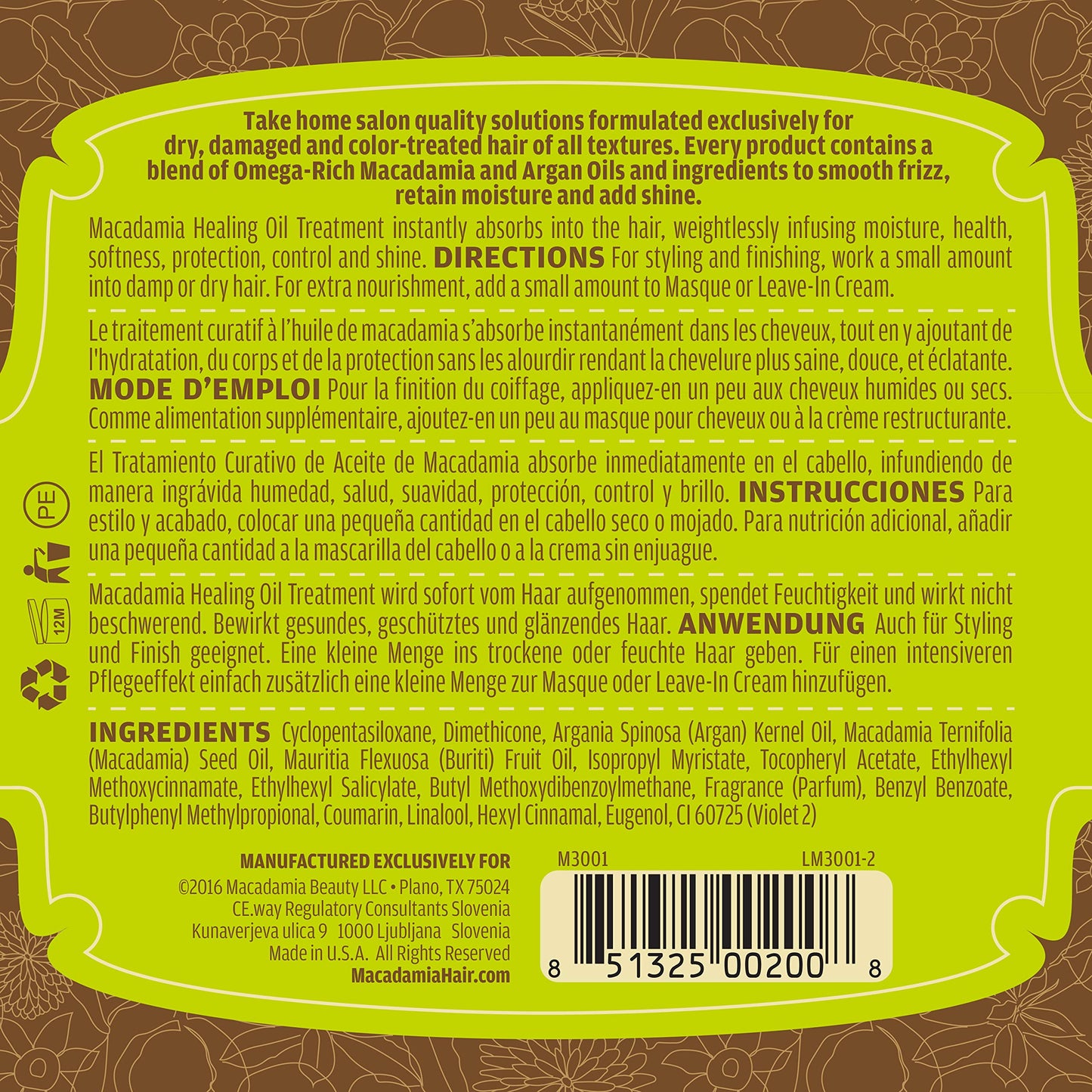 Macadamia Natural Healing Oil Treatment, 4.2 Ounces