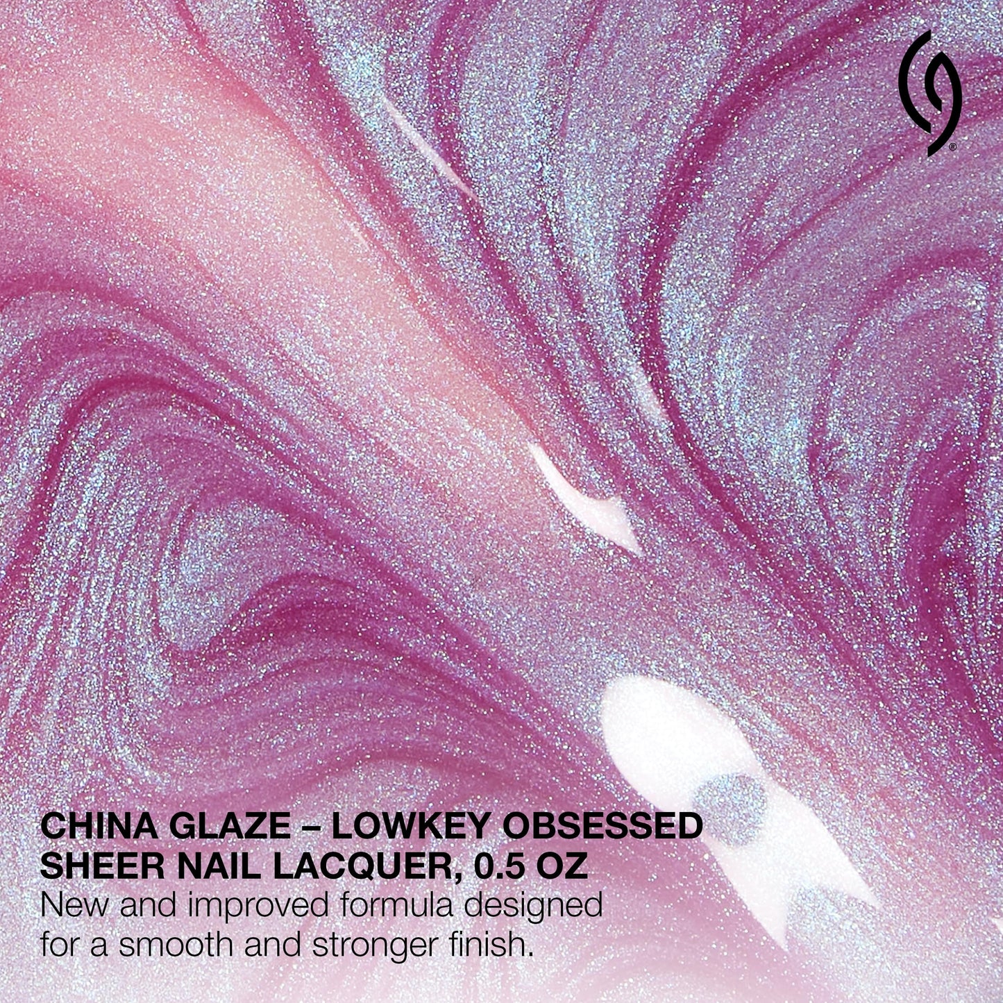 China Glaze CG Nail Lacquer Lowkey Obsessed - Sheer, Lavender Nail Polish, Quick Dry, Chip Resistant, Shimmer Finish for Salon Quality DIY Manicure Beauty & Personal Care China Glaze