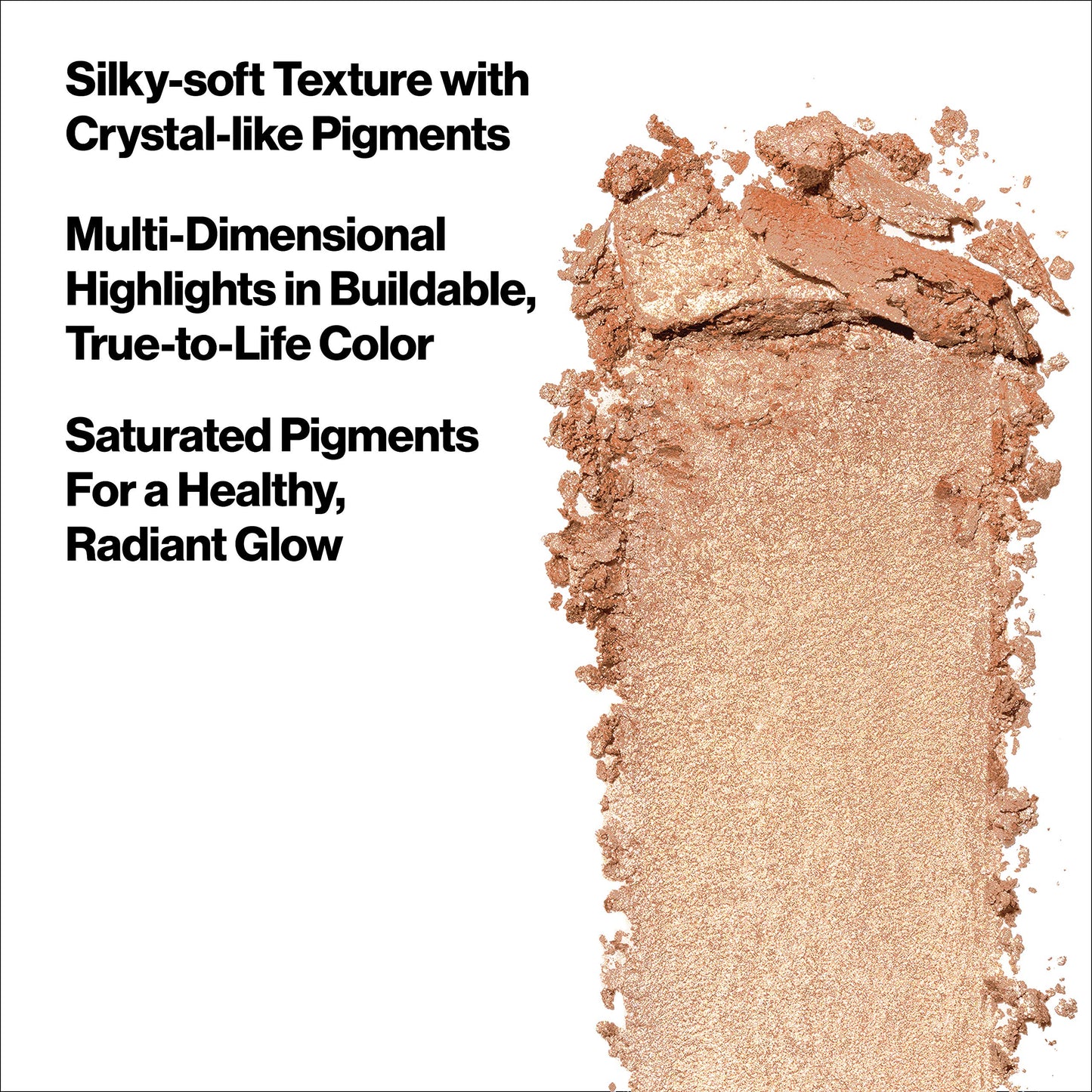 Revlon Skinlights Prismatic Powder Highlighter, Lightweight, Super-Smooth Buildable Shimmer, Gilded Dawn (203), 0.28 Oz