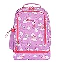 Bentgo Kids 2-in-1 Backpack & Insulated Lunch Bag - Durable 16” Backpack & Lunch Container in Unique Prints for School & Travel - Water Resistant, Padded & Large Compartments (Fairies)