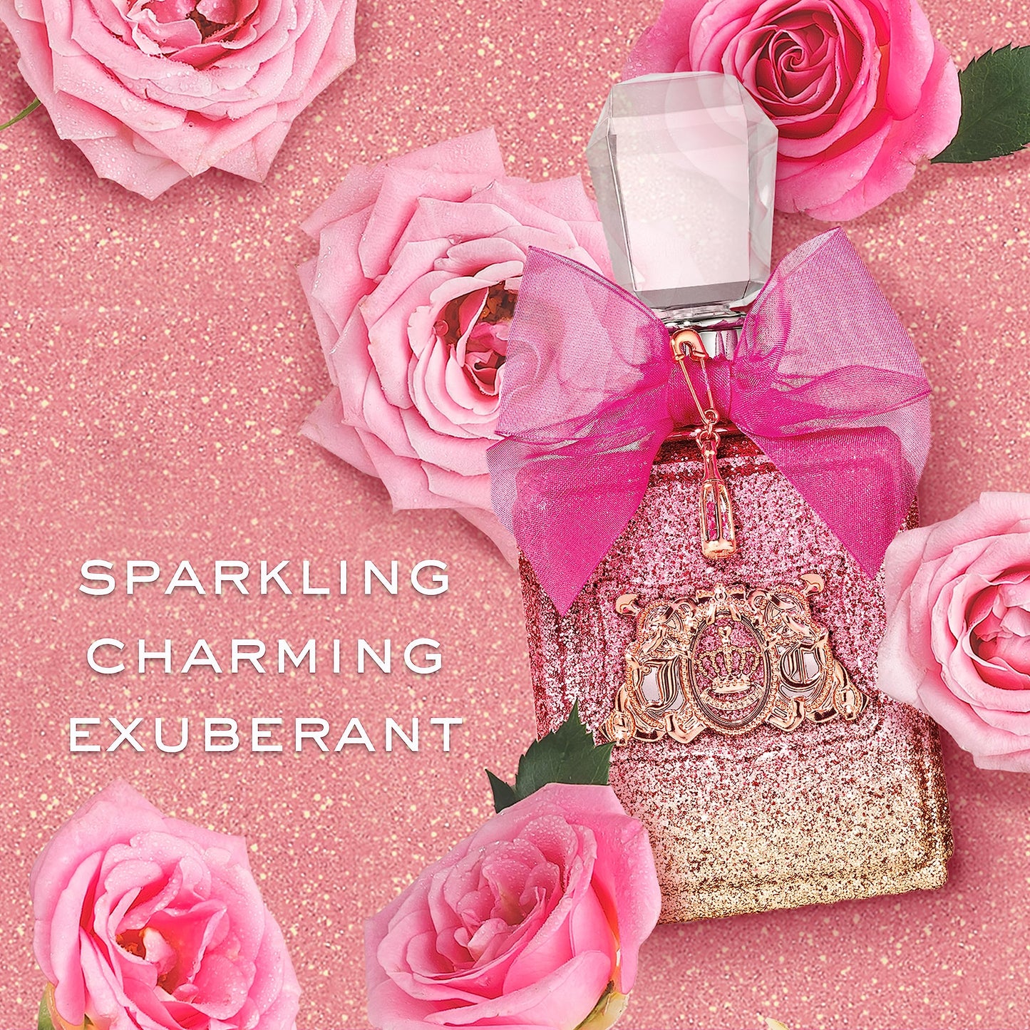 Juicy Couture Viva La Juicy Rose Eau De Parfum, Women's Perfume with Notes of Pear, Rose & Ambrox - Fruity & Floral Perfume for Women, EDP Spray, 1.7