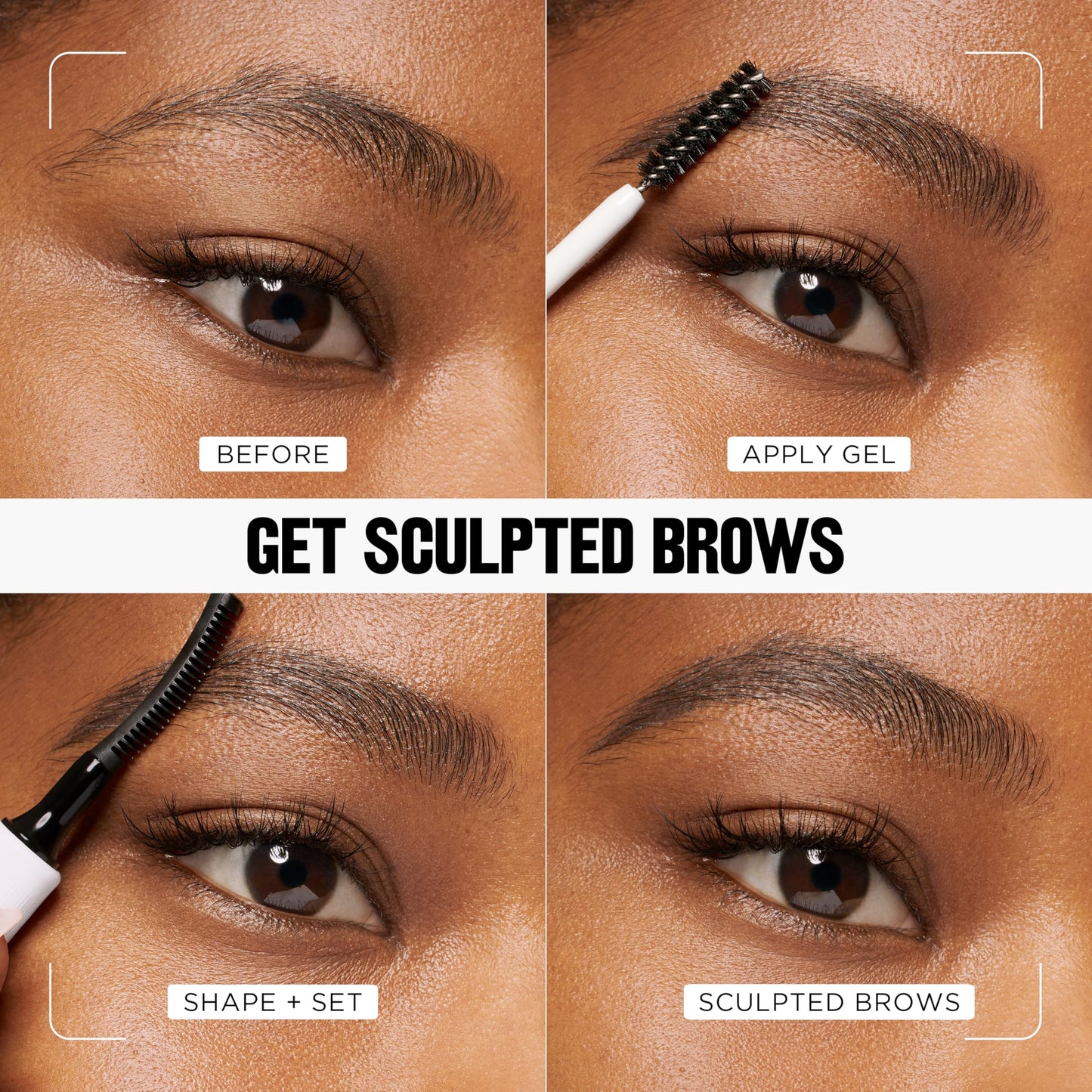 Revlon PhotoReady Lifting Brow Gel, Tinted Eyebrow Lamination with Spoolie Brush, Conditions, Shapes & Defines, 802 Soft Taupe, 0.23 fl oz