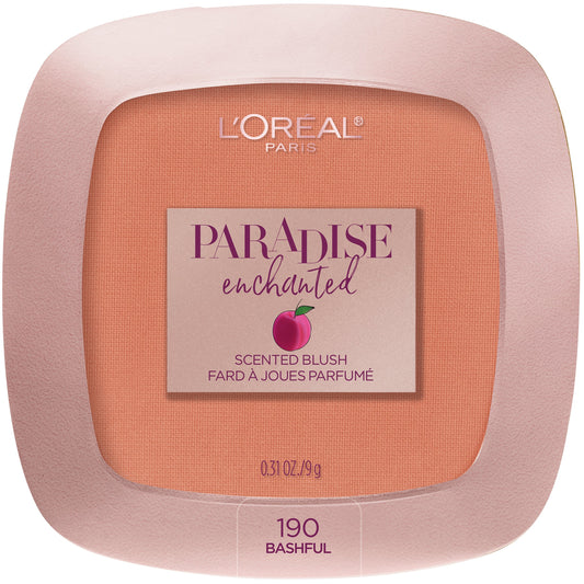 L’Oréal Paris Makeup Paradise Enchanted Scented Blush, Bashful, 0.31 Ounce