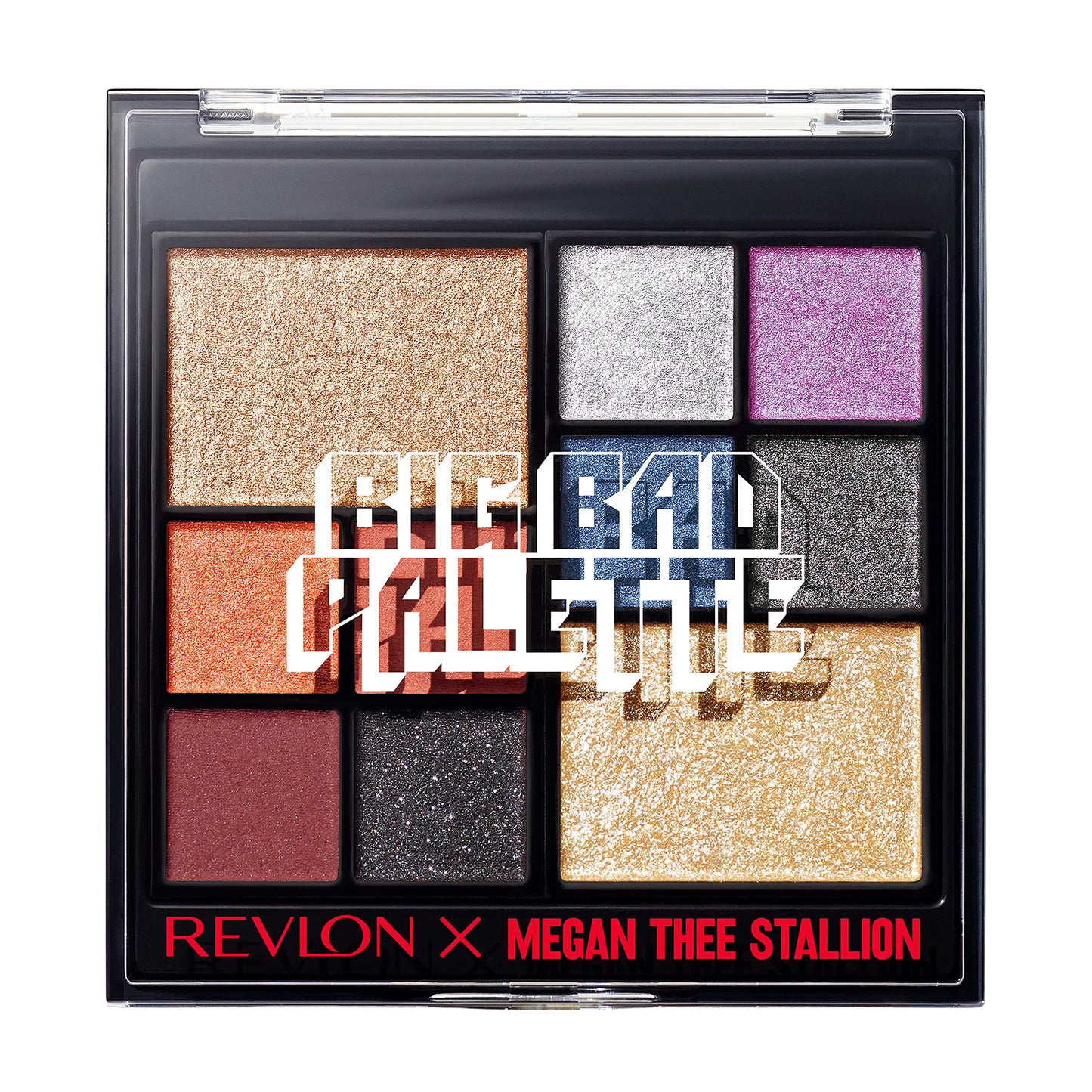 Revlon Eyeshadow Palette, Megan Thee Stallion Eye Makeup, Creamy Pigmented in Blendable Matte & Pearl Finishes, Big Bad, 001, 0.37 oz