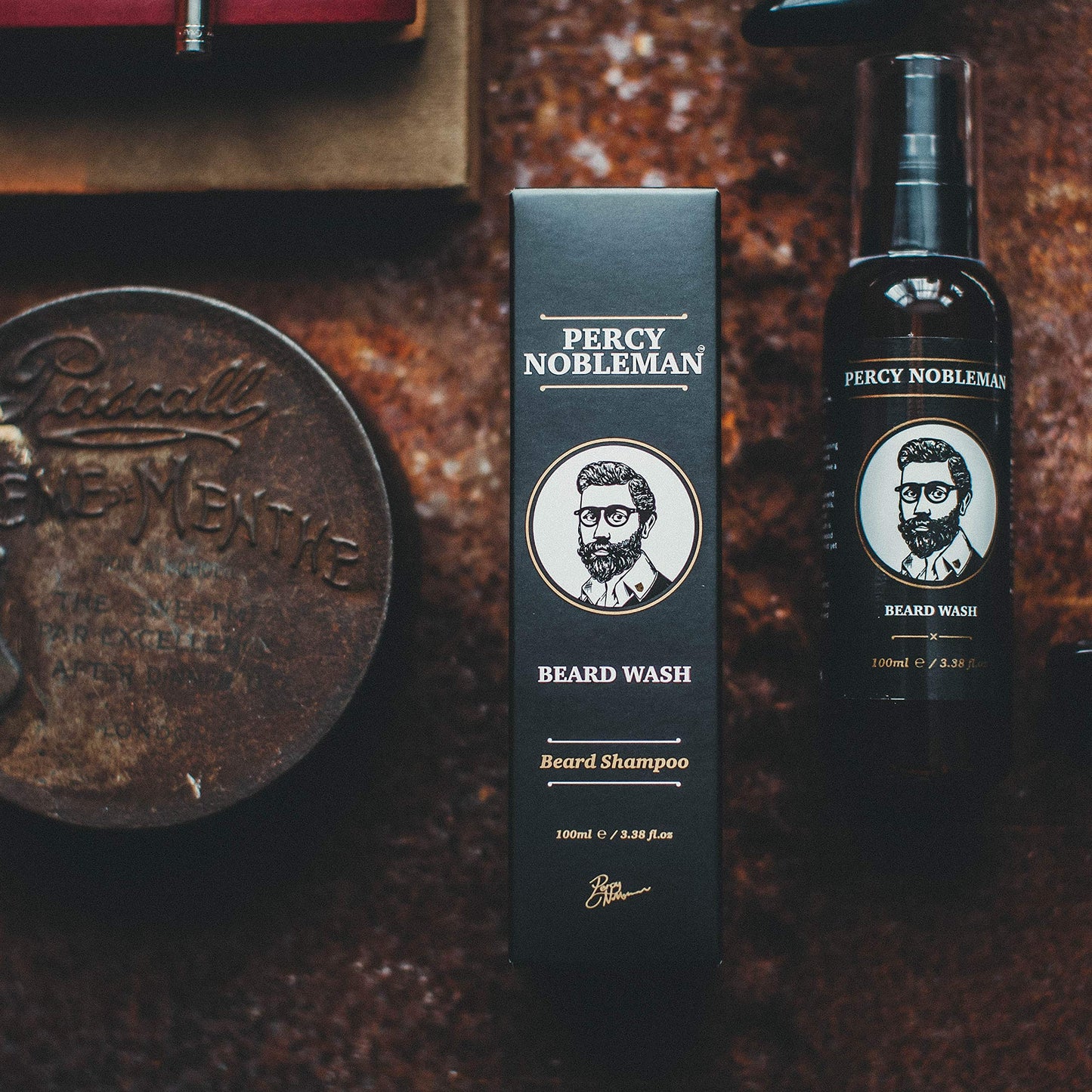 Beard Wash by Percy Nobleman A Natural Highly Organic Soap/Shampoo & Conditioner for Men