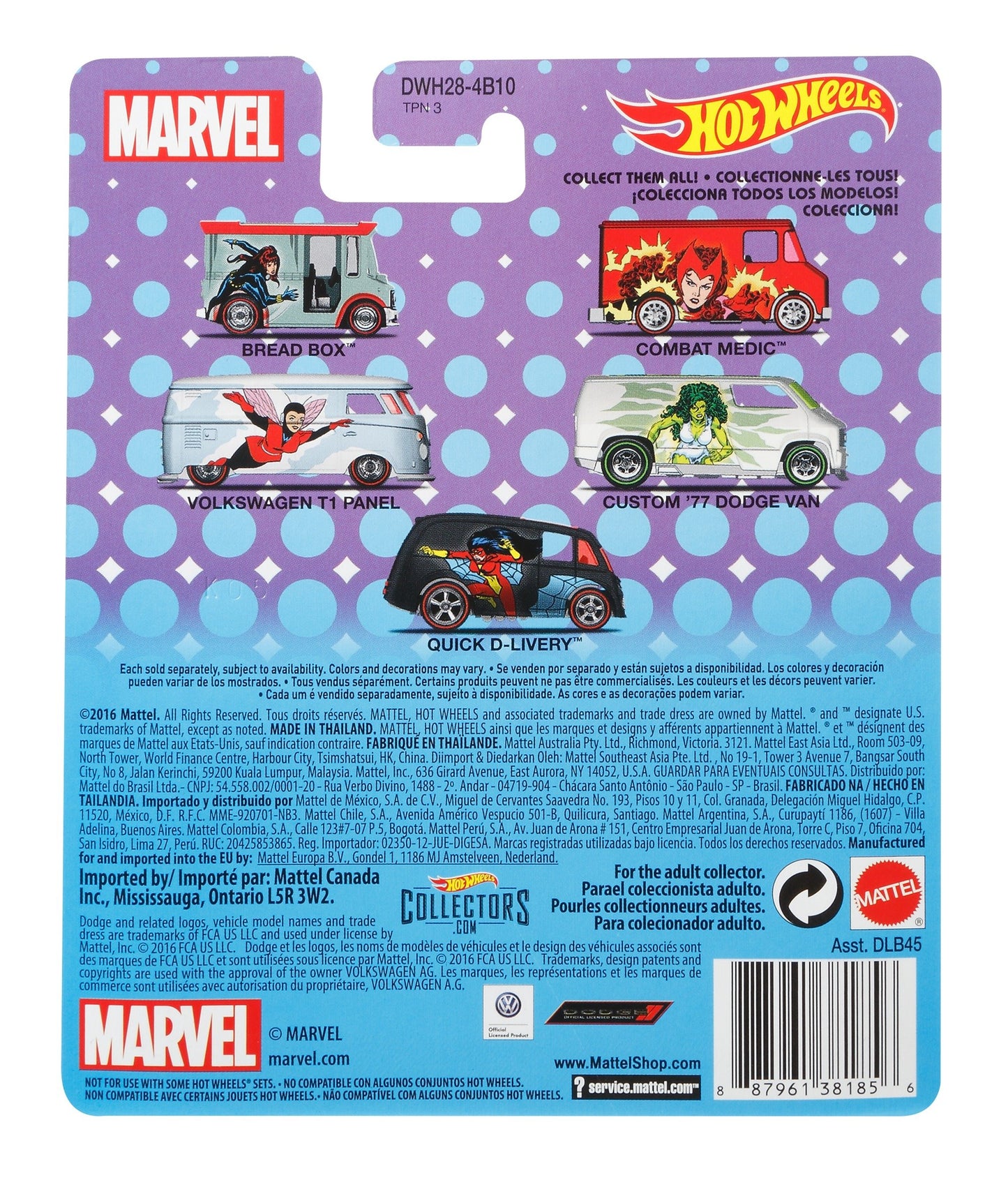 Hot Wheels Volkswagen T1 Panel Bus Vehicle