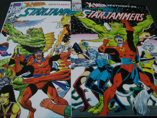 X-MEN SPOTLIGHT ON STARJAMMERS #1-2 HIGHGRADE COMPLETE SET Beauty & Personal Care Marvel Comics