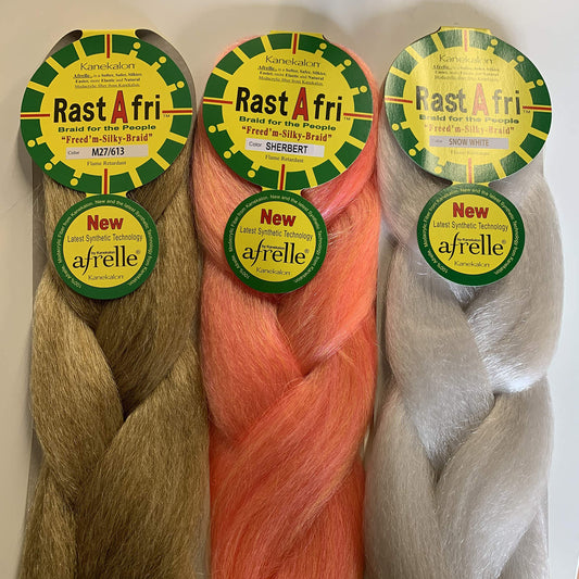 Rast Afri Freed'm Silky braid - Color mix (Large color selection) (613)