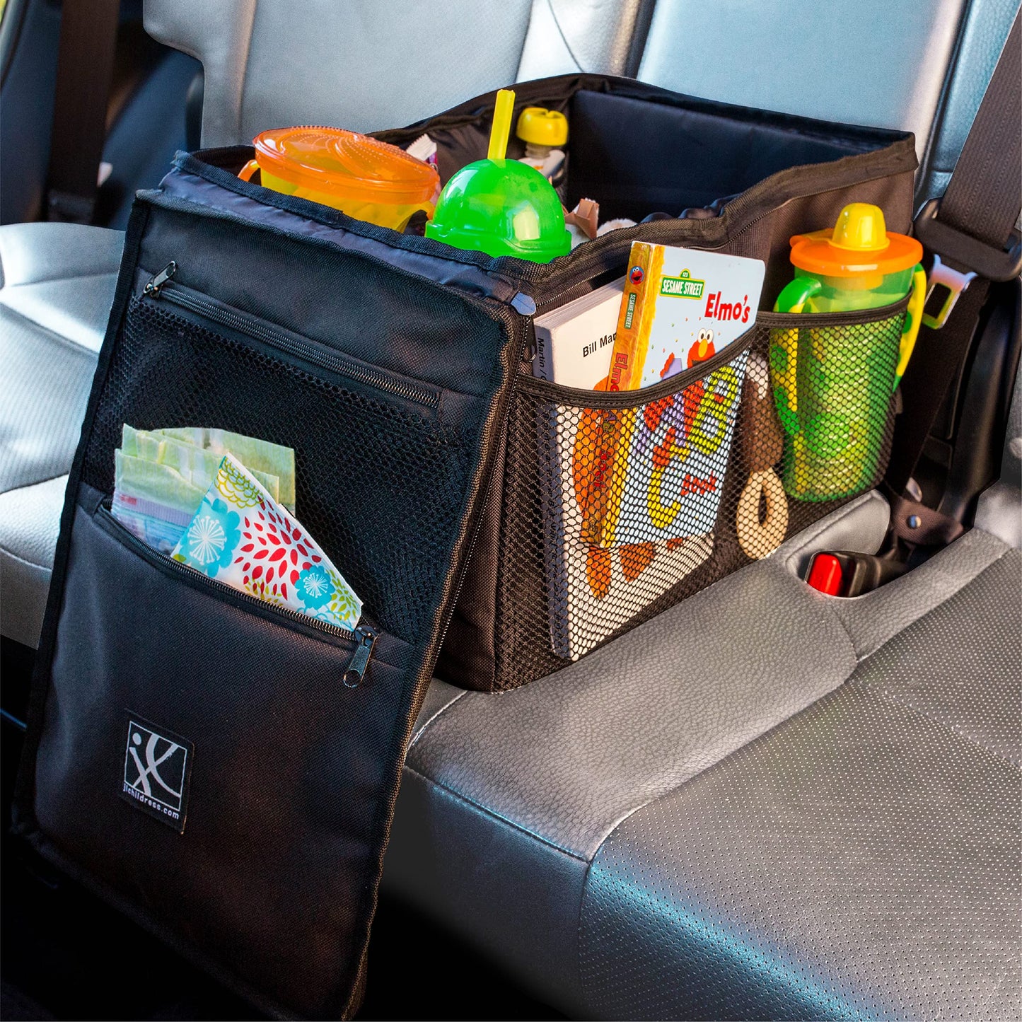 J.L. Childress Backseat Butler Car Seat Organizer for Kids - Essential Car Ride Accessories for Travel & Road Trips, Storage Organization for Front,…