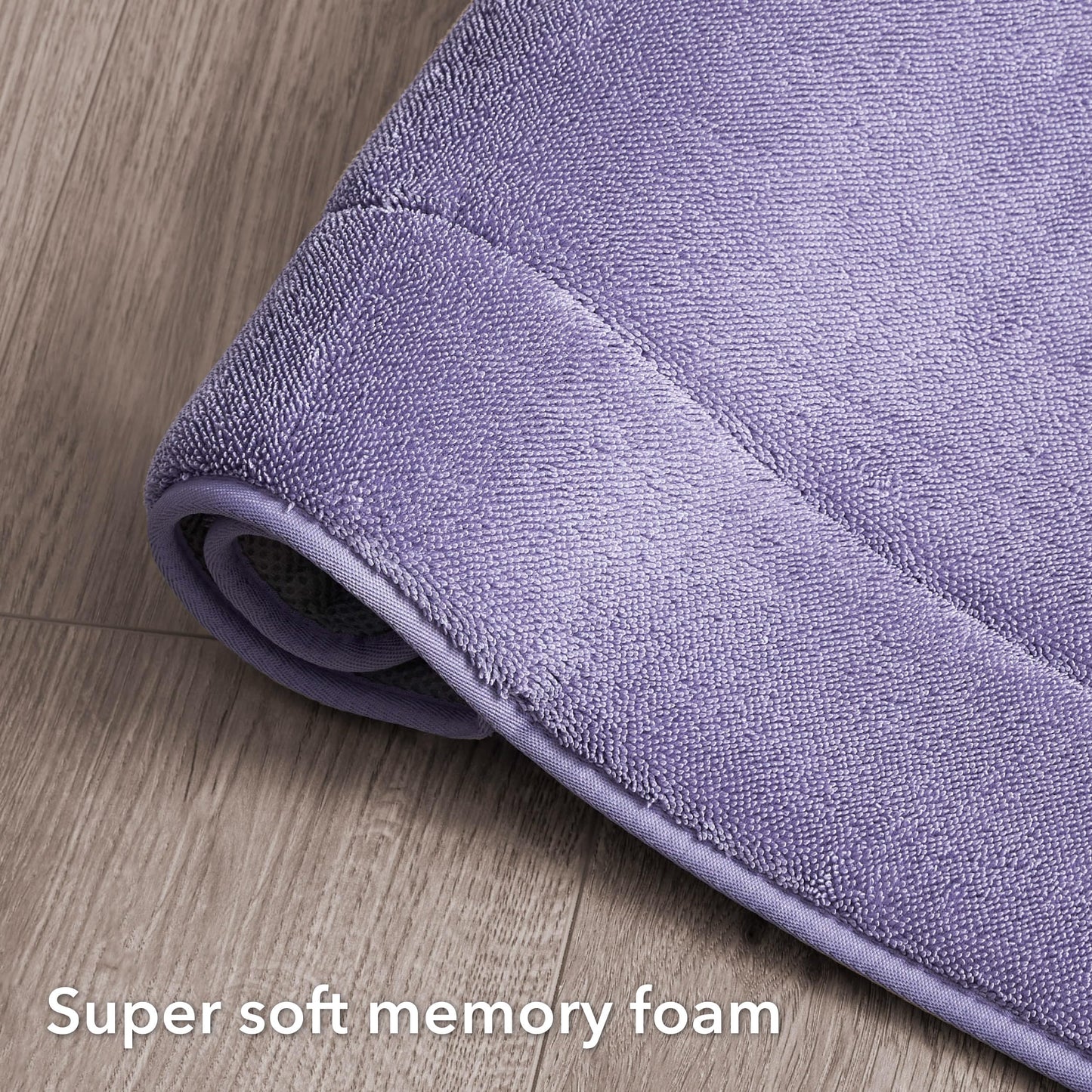 Oliver Brown - Terry Bath Mat, Memory Foam Bath Rug, Non-Slip, 100% Polyester, Premium Bathroom Decor, Machine Washable, Measures 24 in. x 60 in.…