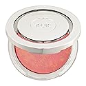 PÜR MINERALS Blushing Act Skin Perfecting Powder in Pretty in Peach, Satin Matte Finish, Buildable Coverage, Cruelty Free, 0.28 Oz