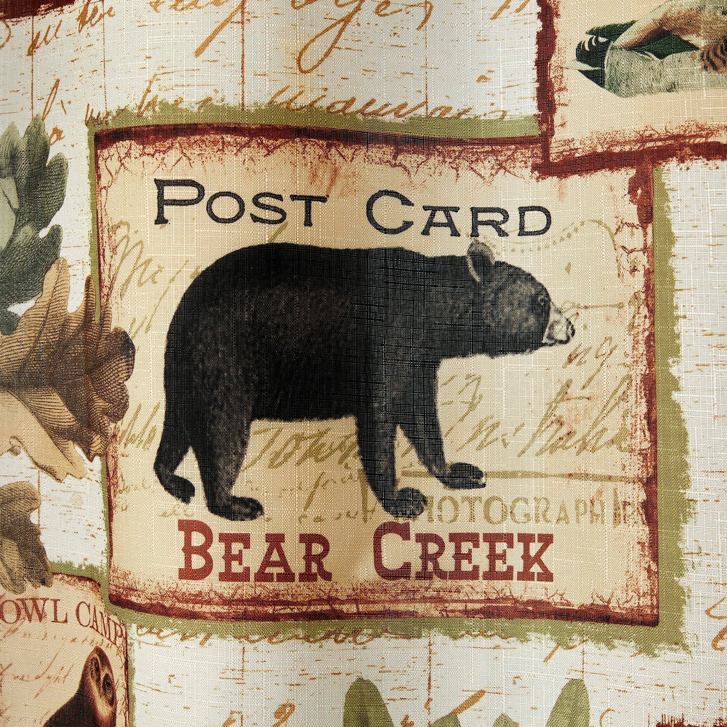 SKL Home Lodge Memories Shower Curtain, 70x72